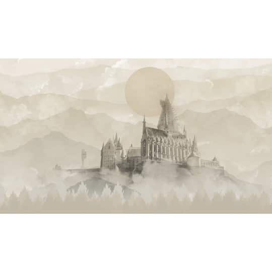 RoomMates Harry Potter Hogwarts Castle Peel & Stick Mural in Gray | 10.5Ftx 6ft | Michaels®